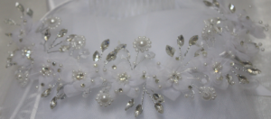 GIRLS COMMUNION FLOWER VEILS (006238F)